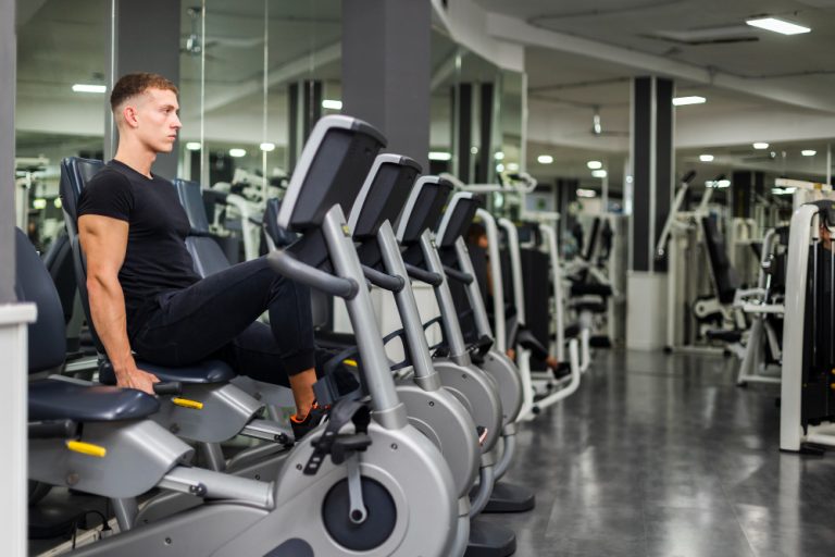 Gym machine workout
