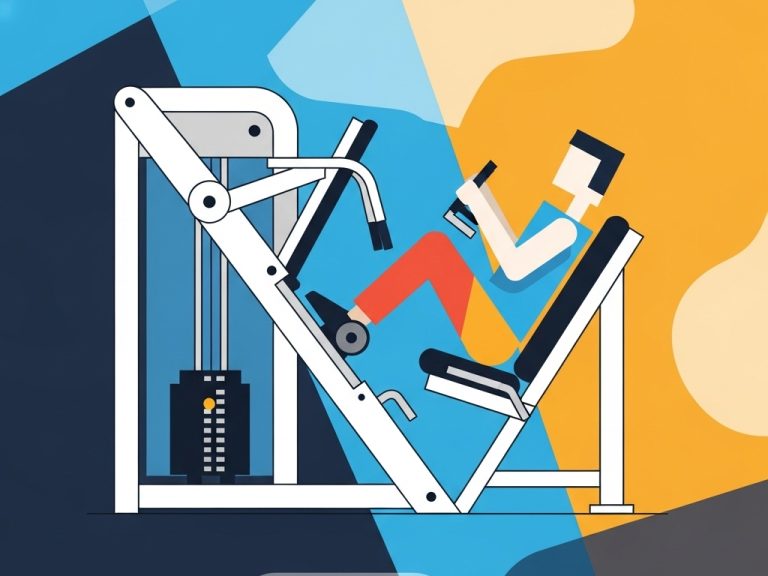 Gym machine workout
